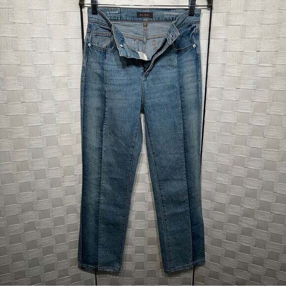 DL1961 Women's Patti Straight High Rise Vintage Jeans Size 24 Classic Denim - Picture 5 of 12